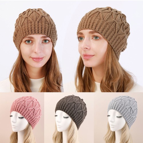 Cappello In Lana Lavorata A Maglia Per Uomo E Donna Cappelli Moda E Casual ☆ - Picture 3 of 22