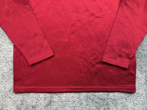 Nike Oklahoma Sooners Pullover Large Red OU Logo Check Long Sleeve Sweater Mens - 第 5/15 張圖片