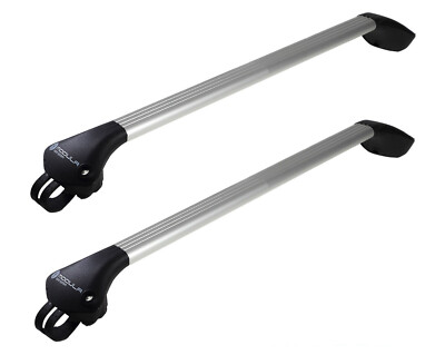 Modula Case System Oval Bar silber Universal Dachträgersystem für offene Reling