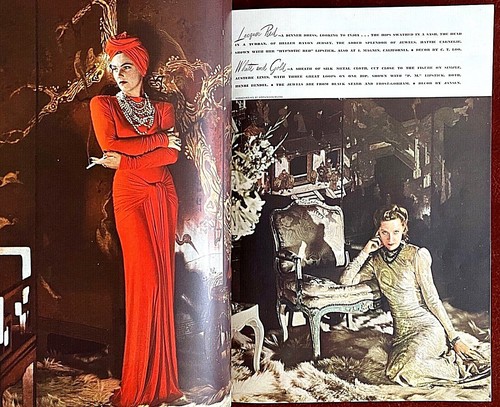 Harper's Bazaar Magazine ~ September 15, 1940 ~ Louise Dahl-Wolfe Joan Bennett - Foto 4 di 12