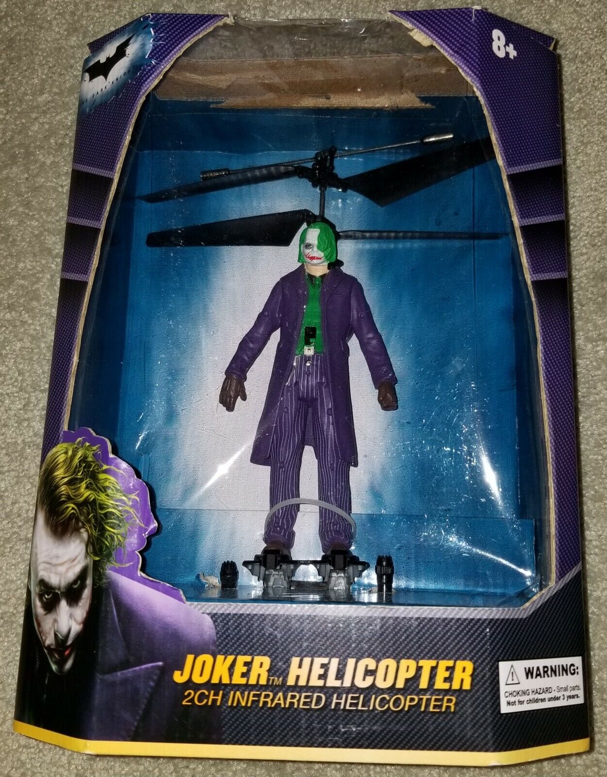 JOKER HELICOPTER 2CH INFRARED REMOTE CONTROLLED Heath Ledger Batman dark knight