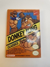 Donkey Kong Classics Nintendo NES PAL MATTEL - Versione ITALIANA - Completo