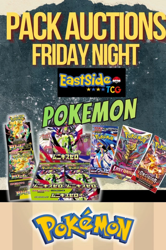 ⚡POKEMON⚡PACK AUCTIONS ⚡