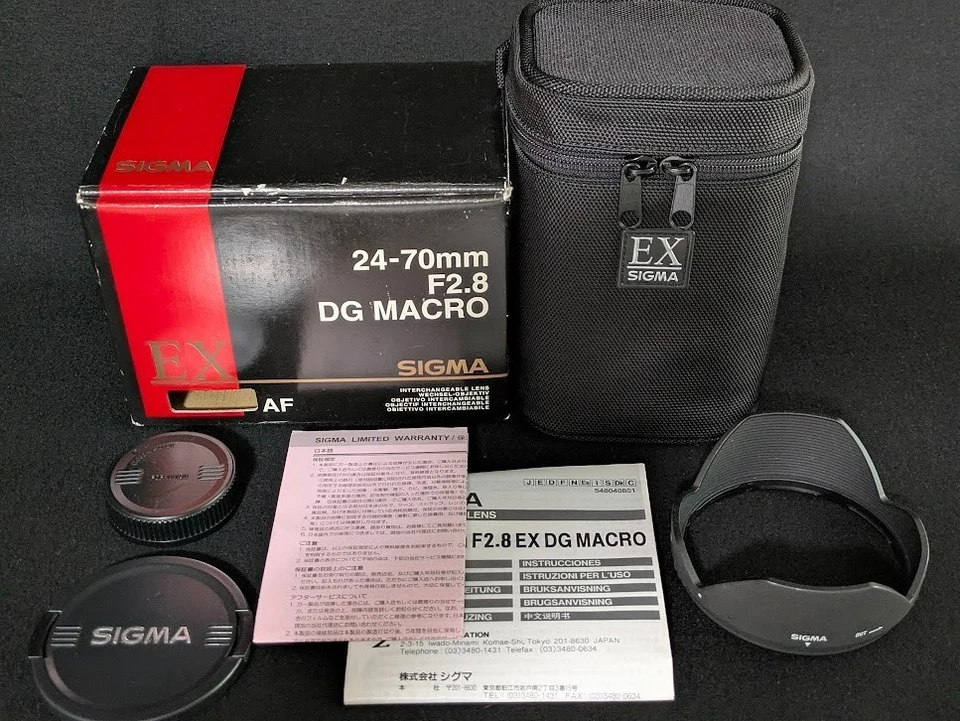 SIGMA 24-70mm f/2.8 EX DG Macro Lens Nikon F [Excellent+++++ w/Box] Japan Tested - Image 4 of 4