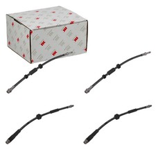 4xNK BREMSSCHLÄUCHE VORNE+HINTEN passend für FORD FOCUS II C-MAX DM2