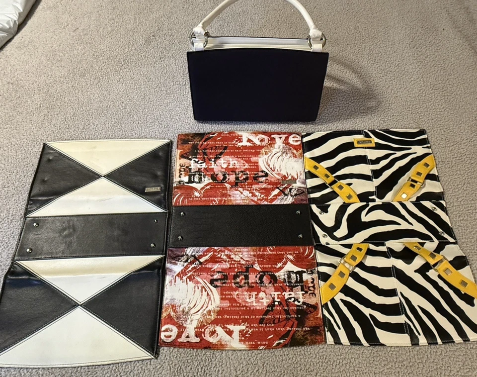 MICHE Lote de 4 Carcasas Magnéticas Clásicas con Base Negra Cartera Hope Shell Foto 2 de 4