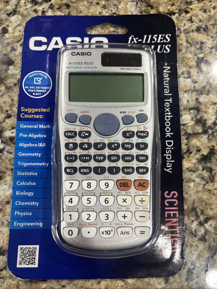 カシオ fx-115ES PLUS-BK エンジニアリング/科学電卓　並行輸入品 Casio FX-115ESPLUS-BK Scientific Calculator - Walmart.com