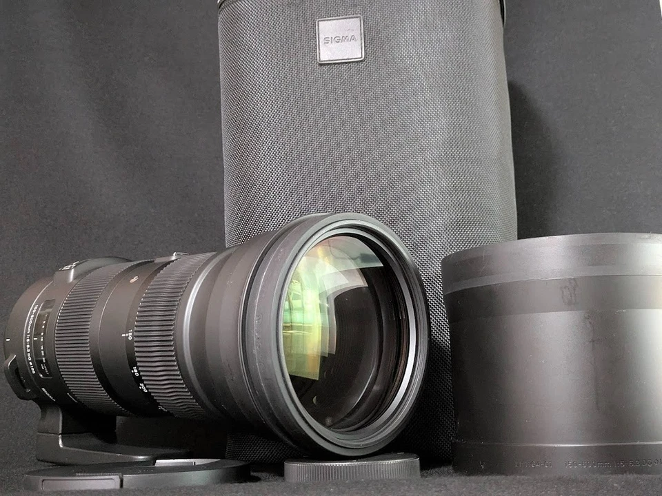 SIGMA 150-600mm F/5-6.3 DG OS HSM Sports Lens CANON EF [Excellent ｗ/case] Japan - Image 3 of 4