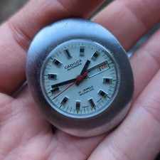 Cadilca Automatik Herren Jumbo UFO Uhr zum restaurieren, Ronda Matic Werk (J43)