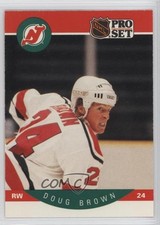 1990-91 Pro Set Doug Brown #163 0a4
