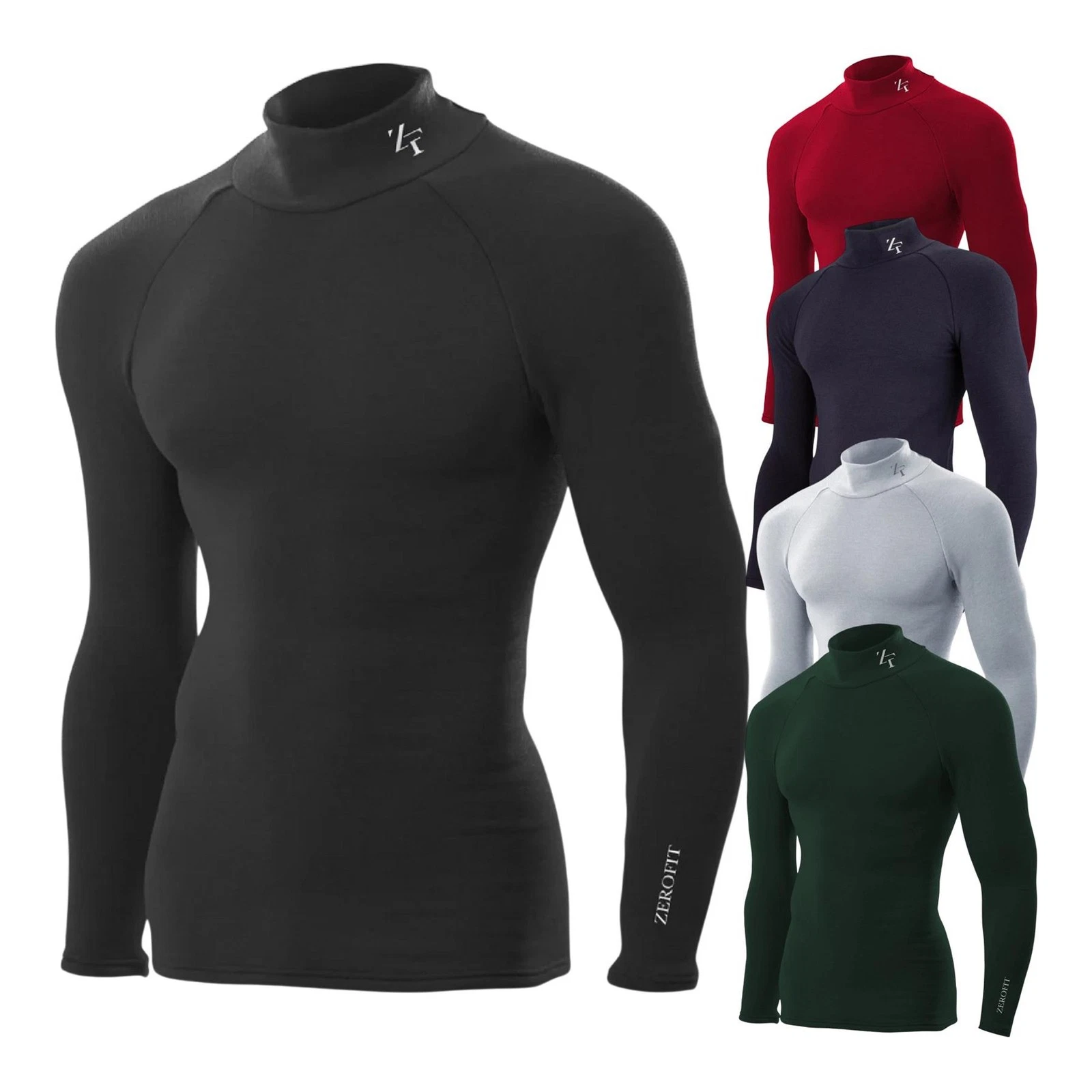 Zerofit Ultimate Heatrub Long Sleeve Thermal Motorcycle Base Layer Top