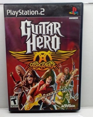 Guitar Hero: Aerosmith (PlayStation 2, 2008) Clean Tested Working - Free Ship