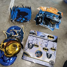 Batman DC Comics Superhero Honeycomb Decorations Birthday Party Decor new 