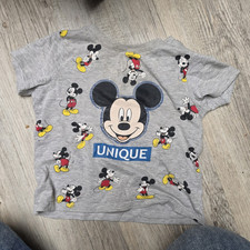 Baby Unisex Kinder T-Shirt Grau Gr. 86 Rundha...