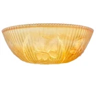 Jeannette Iris & Herringbone Marigold Bowl 8 inch Carnival Glass