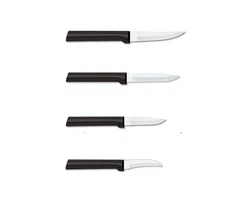 Cutlery 4-Piece Granny, Regular, Peeling, and Heavy Duty Paring Knife Set, Bl...