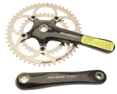 campagnolo RECORD 10s 170mmクランクセット Campagnolo Record Carbon Compact Crankset 10s 50/34T 170mm Square