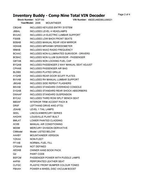 Engine 4.0L VIN E 8th Digit SOHC Fits 06-08 EXPLORER 2615935 Foto 4 de 4