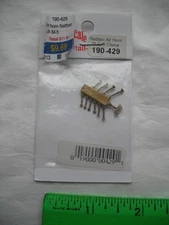 Cal-Scale 190-429, Nathan M-5 Air Horn Kit, 5 Chime, Brass Metal Detail,HO Scale