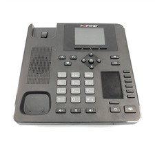 LOT OF 2 Fortinet Fortifone FON-375 Dual Display IP Phone Base Only (Read Desc)