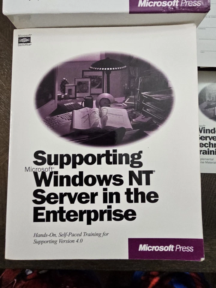 Windows NT Server 4.0 Enterprise Training Kit + 2 CD-ROMs | MCSE Microsoft Press - Image 3 of 4