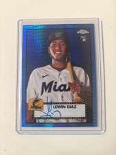 2021 Topps Chrome Platinum Anniversary - Lewin Diaz Autograph /99 #PA-LD (RC)