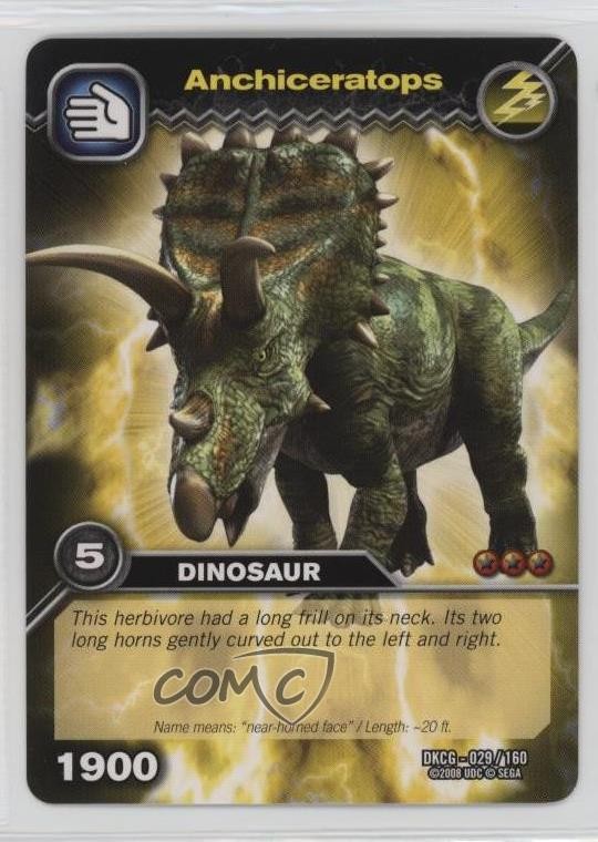 2008 Dinosaur King Trading Card Game Series 1: Anchiceratops #DKCG