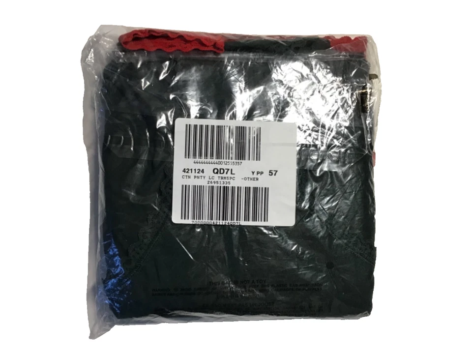 Victoria's Secret Women's 5-Pack Briefs Large Multicolor Cotton High Leg NEW - Image 4 of 4