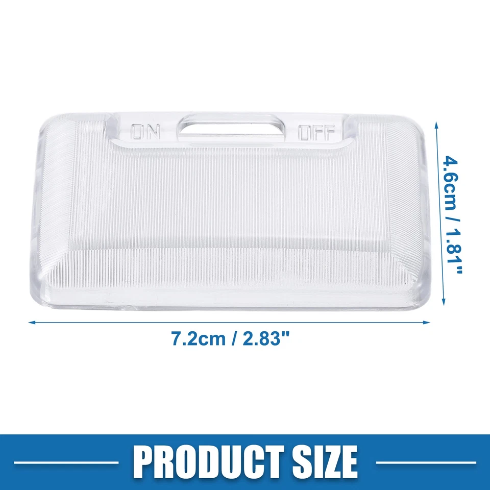 Bisel de luz domo lente lámpara cubierta lente única personalizada para Mazda Miata 96-05 transparente Foto 4 de 4