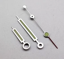 1 Set Luminous Silver Watch Hands For NH35 NH36 Luminous 8.5x13x13mm