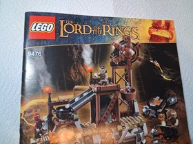 Lego Lord of the Rings 9476 The Orc Forge Instruction Manual No Bricks