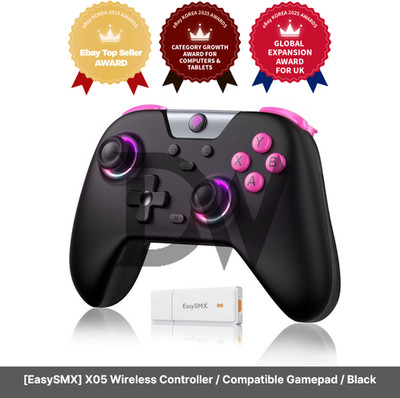 [EasySMX] X05 Wireless Controller / Kompatibles Gamepad / Schwarz
