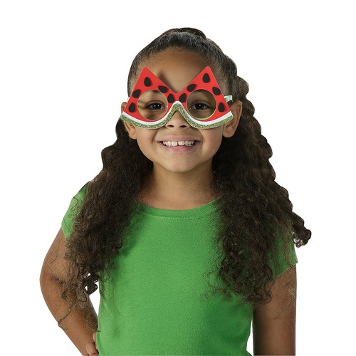 Fun Express Kids Watermelon Glasses Foam Craft Kit - 6" x 3 1/4", Makes 12 - Picture 3 of 4
