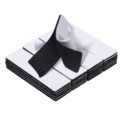 20 Sets 1x4 Inch Hook and Loop Fastener Strips with Adhesive Heavy Duty Doubl...