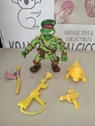 Vintage TMNT Ninja Turtles Figure Raph The Green Beret 1991 COMPLETE