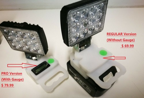 Luz de trabajo Makita batería luz de trabajo luz de inundación punto luz antorcha  - Imagen 2 de 2