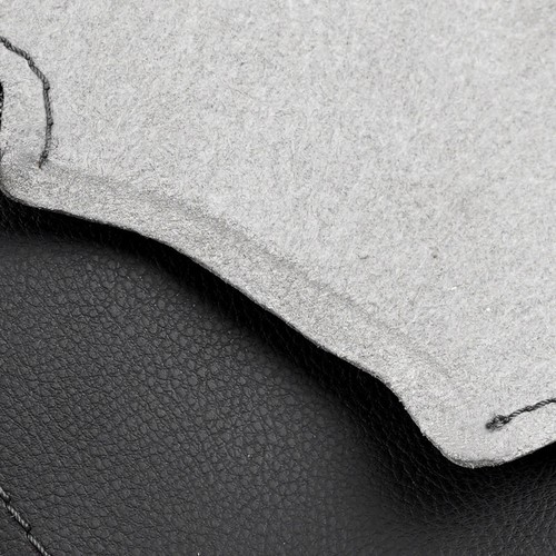 Hand Sewing Steering Wheel Black Leather Cover For Toyota Land Cruiser Prado 120 - Picture 8 of 9
