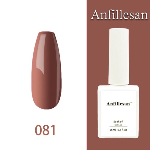 Anfillesan Colour Gel Nail Polish UV LED No Wipe Gel Top Coat Manicure Nail Art - Picture 116 of 178