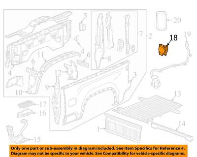 GM OEM 15-23 ATS Pick Up Box Pick Up Box Components-Power Outlet 13526856