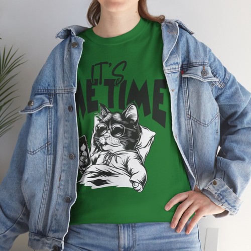 Viral Humor Cat T-Shirt - Internet-Worthy Funny Tee It's Me Time - Picture 40 of 73