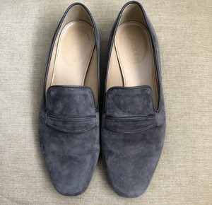 grey suede loafers womens