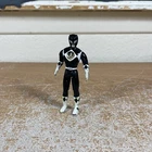 Vintage 1995 Mighty Morphin POWER RANGERS Black Ranger Figure Saban TCFFC 4"