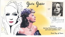 AO-3943-3, 2005,  Greta Garbo, FirstDay Cover, Pictorial  Postmark, Add-on cache