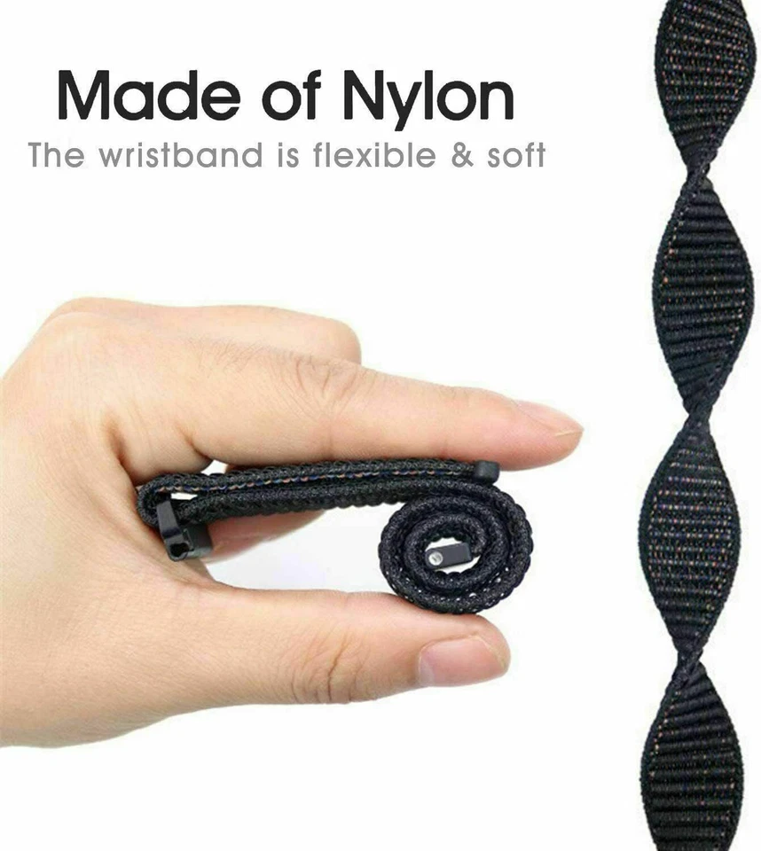 Pulseira de náilon para Samsung Galaxy Watch 4 5 6 7 40/44mm clássica 42/46/43/47mm - Imagem 2 de 4