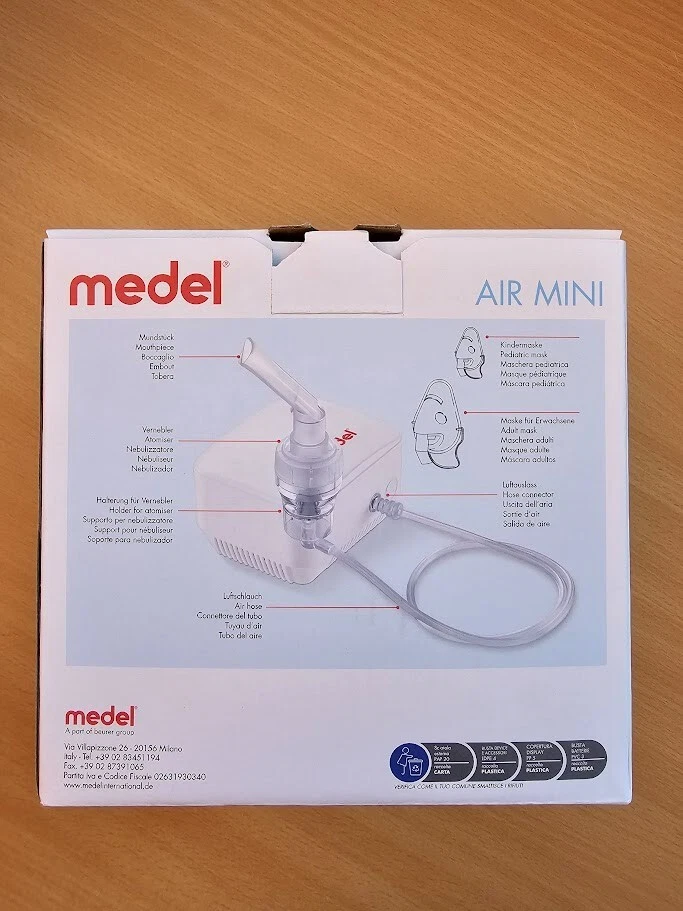 Medel Inhalator Air Mini Kompressor Vernebler - Bild 3 von 4