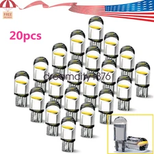 Super White T10 168 W5W 2825 LED License Plate Interior Light Bulb 6000K USA	20x