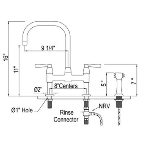 PERRIN AND ROWE - U.4279LS-ULB-2 - HOLBERN - BRÜCKE KÜCHENARMATUR - SEITENBRAUSE - Bild 2 von 4