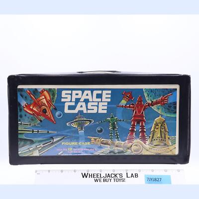 Space Case Action Figure Case W/Tray 1980s Tara Toy Corp. Vintage