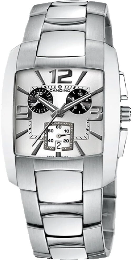 Наручные часы в корпусе из нержавеющей стали с браслетом из нержавеющей стали для Candino