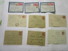 lot de 12 lettres d'indochine